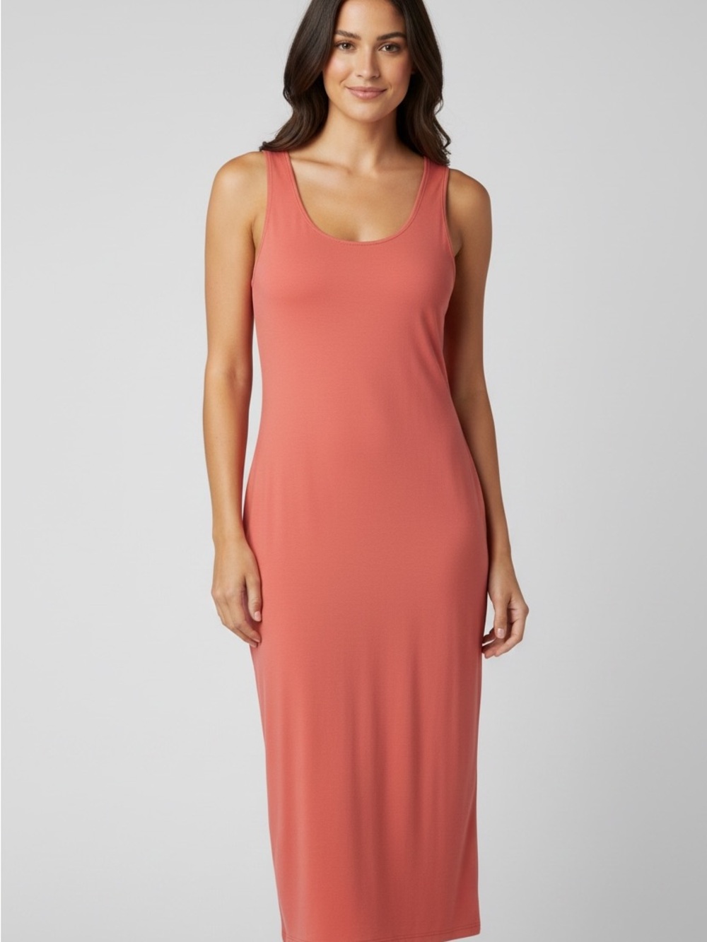 Columbia Coral Scoop Neck Maxi Dress